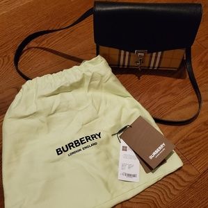 Burberry Small Macken Vintage Check Crossbody Bag